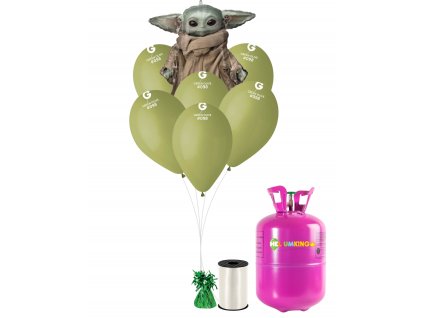 80372 helium party set mandalorian baby yoda