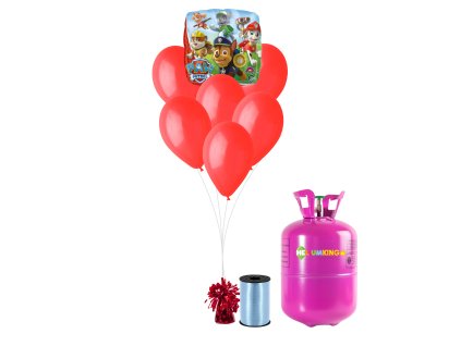 Set pentru petrecere cu heliu - Paw Patrol roșu