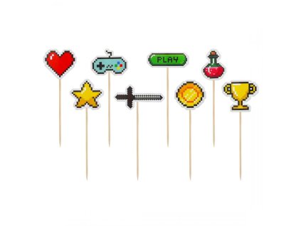 Ozdoby na cupcakes - Minecraft