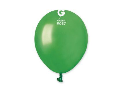 Balon - verde metalizat 13 cm