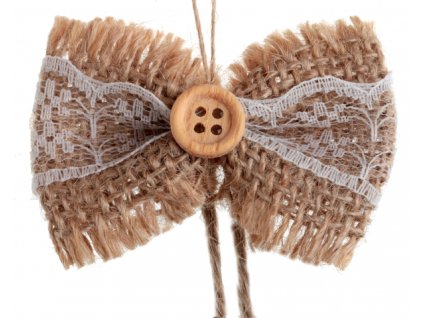 Mašlička - Juta 6 ks