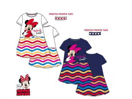 Dievčenské šaty - Minnie, modré