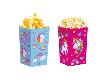 Cutii decorative pentru dulciuri - Unicorn 6 buc