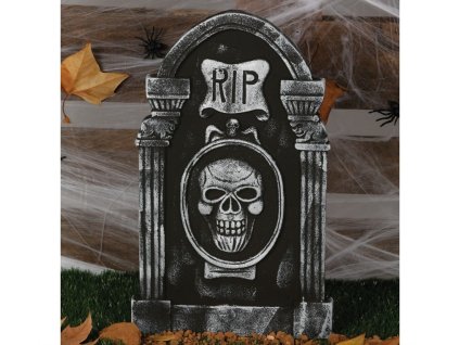 Decorațiune - piatră funerară, craniu