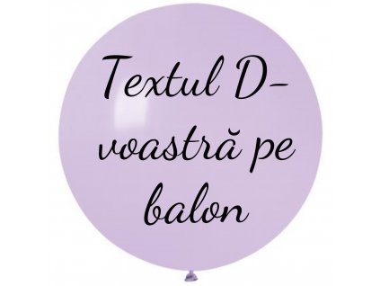 Balon cu text - Lila 80 cm