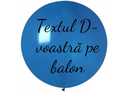 Balon cu text - Albastru 80 cm