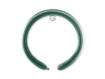 Tvarovací balónik chrómový zelený