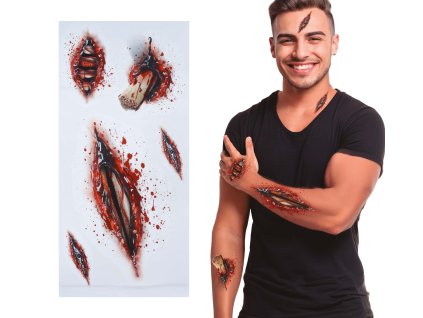 85485 2 sada tetovani otvorene rany