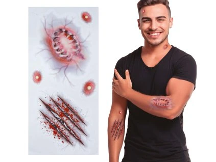 Sada tetovaní - Rany