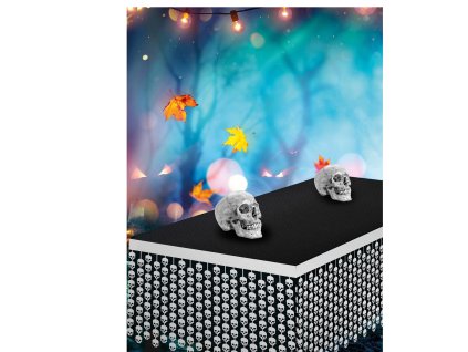 Decorațiune pentru față de masă - Cranii 400 x 70 cm