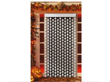 Záves na dvere - Lebky