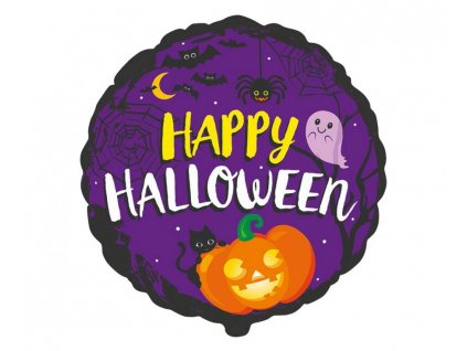 85941 foliovy balon happy halloween 48 cm