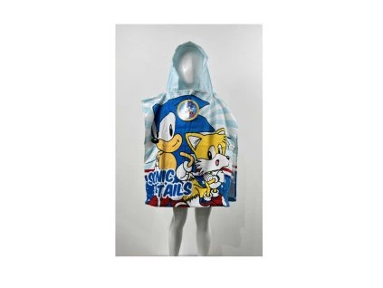 Detský uterák/pončo - Sonic