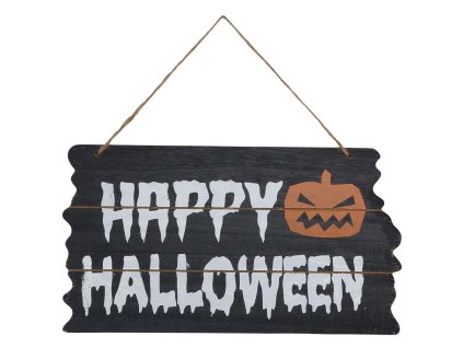Tabuľa Happy Halloween 34X19 CM