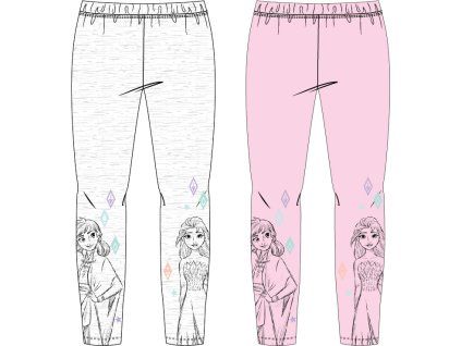 Dievčenské legíny - Frozen, sivé