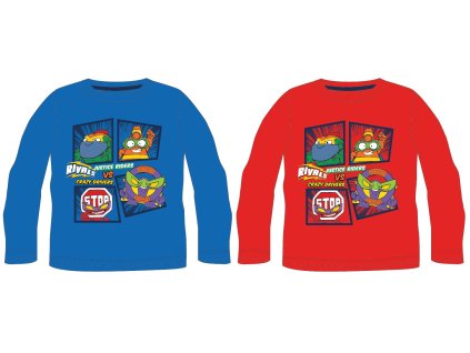 Tricou cu mânecă lungă pentru băieți - Zing, roșu