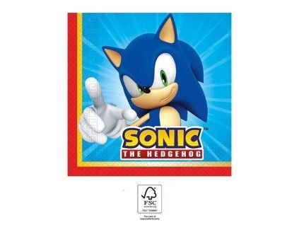 Papierové servítky Sonic 33 x 33 cm 20ks