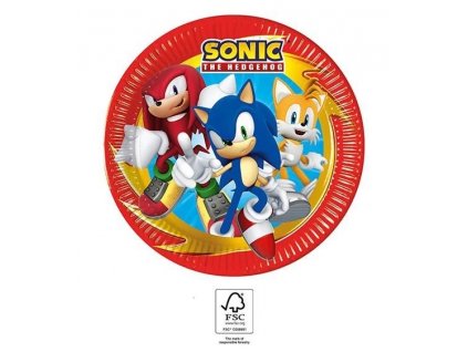 89448 papierove taniere sonic 23 cm 8ks