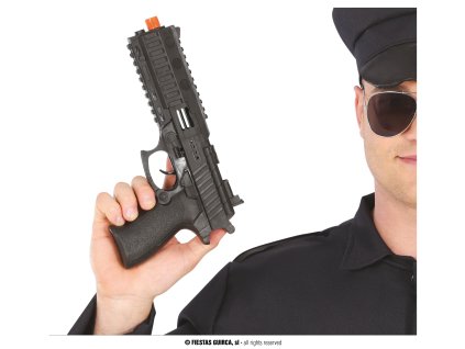 Pistol negru - 28 cm