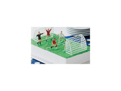 Figurină pentru tort - Fotbal 7 buc
