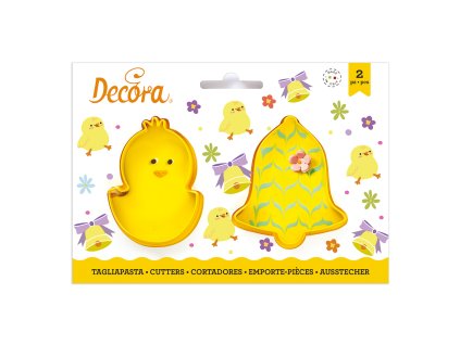 Set decupatoare de Paște - pui și clopot