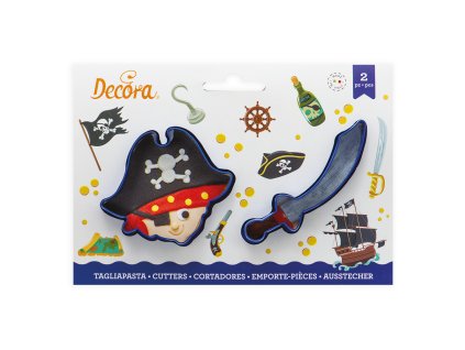 Sada vykrajovačiek - pirát