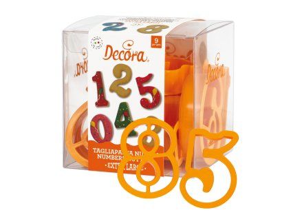 Sada vykrajovačiek - veľké čísla