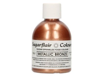 Jedlé trblietky bronzové - Metallic Bronze 100 g