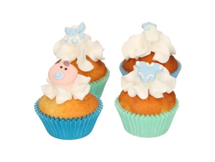 Cukrové ozdoby - Baby boy  12ks