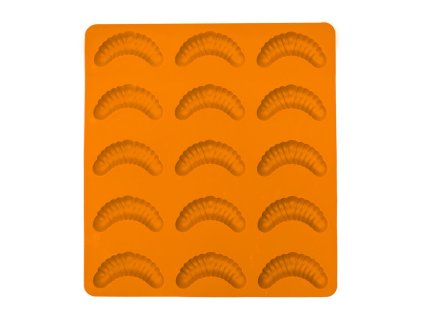 Formă din silicon portocalie - cornulete