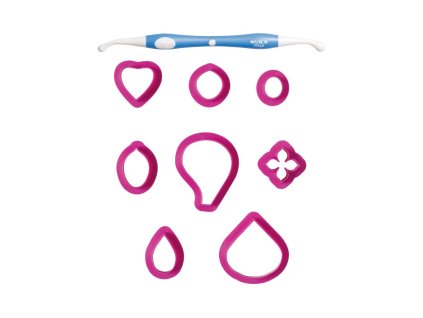 Set decupatoare și ustensile - Flori de vară 9 buc