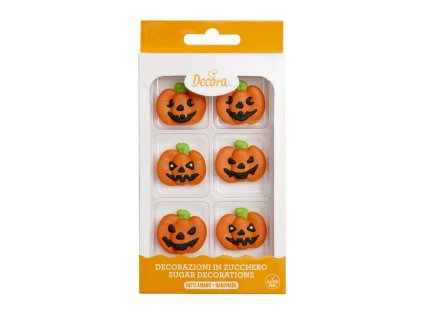 Decor din zahăr - Dovlecei de Halloween 6 buc