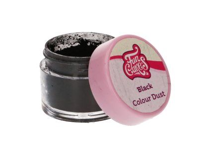Jedlá prachová farba Dust Black - čierna