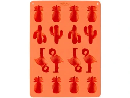 Silikónová forma - Ananás, kaktus, plameniak