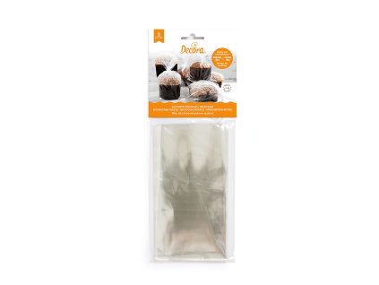 Pungi transparete pentru alimente și deserturi 5 buc 25 x 34 cm