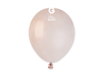 Balónik pastelový shell ružový 13 cm