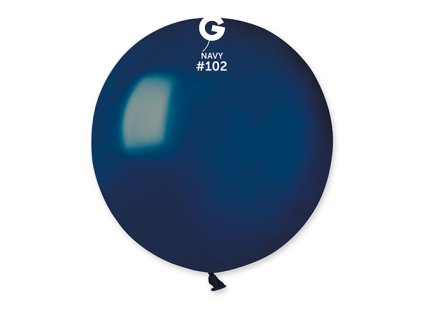 Balónik pastelový navy modrý 48 cm