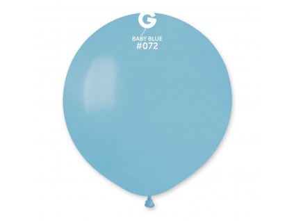 60483 balon pastelovy baby modry 48 cm