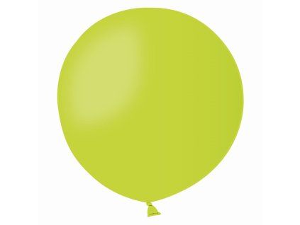 Balón pastelový limetkový 48 cm 25 ks