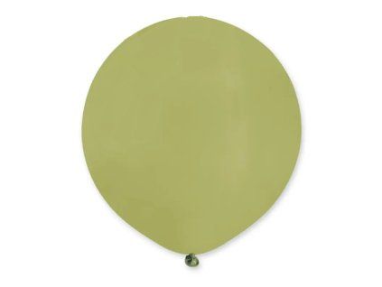 Balón pastelový olivový 48 cm 25 ks