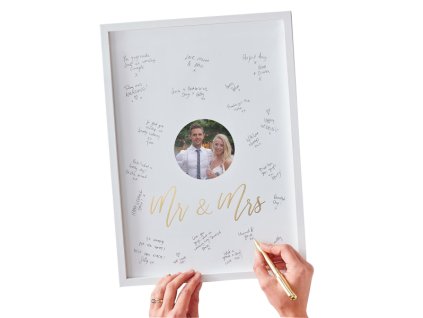 Kniha hostí - Podpisový rámček