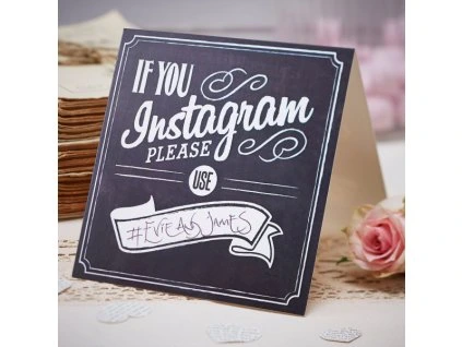 Tabuľka - Instagram