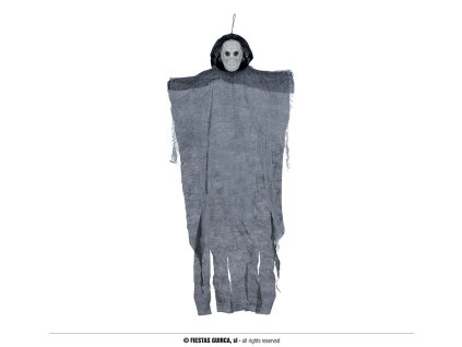 Decorațiune suspendată - Sperietoare cu mască de hochei, 100 cm