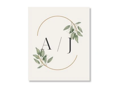 Visačka na darček - Eucalyptus