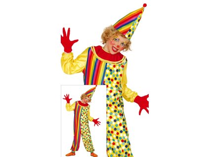 Detský kostým - Šašo (Mărimea - Copii S: 101-109 cm)