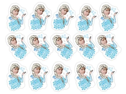 Personalizované konfety -  Frozen