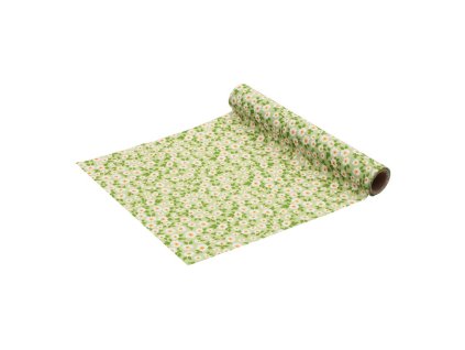 green daisy table runner 28cm x 3m