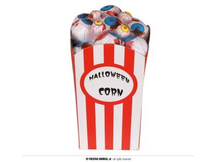 Popcorn krabica s očami 9 x 8 x 16 cm