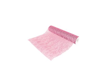 old pink glittered table runner 30cm x 5m
