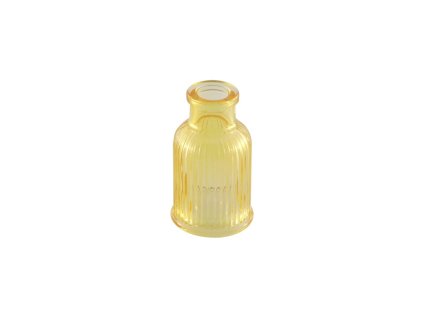 mini yellow striped vase ballade dia 4 3cm x 7 4cm